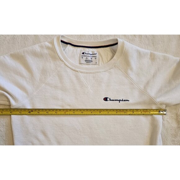 White Champion Authentic Atheticwear sweatshirt Size XS Mens - Picture 9 of 11